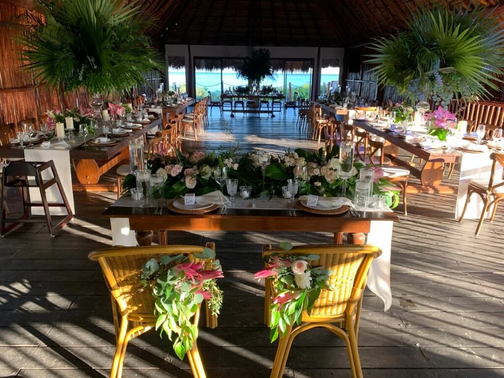 Akumal Bay Beach Wedding Labna Palapa