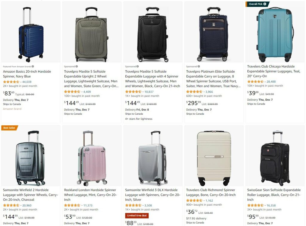amazon carry on lugagge perfect for wedding dresses