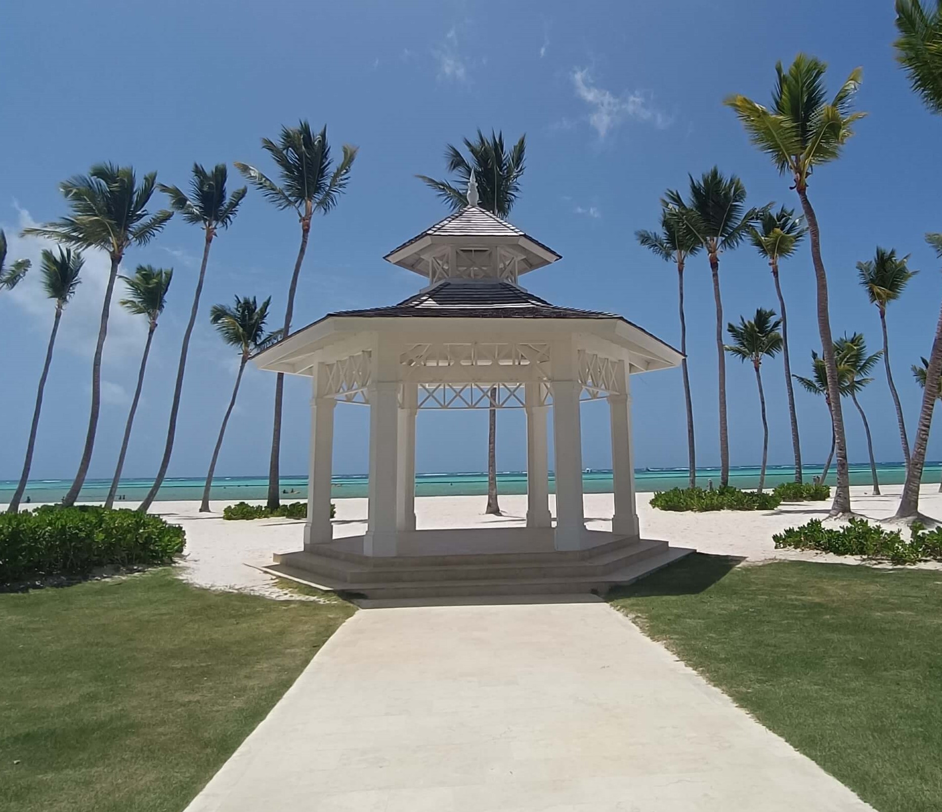 Dominican Republic Wedding Gazebo at Hyatt Ziva Cap Cana