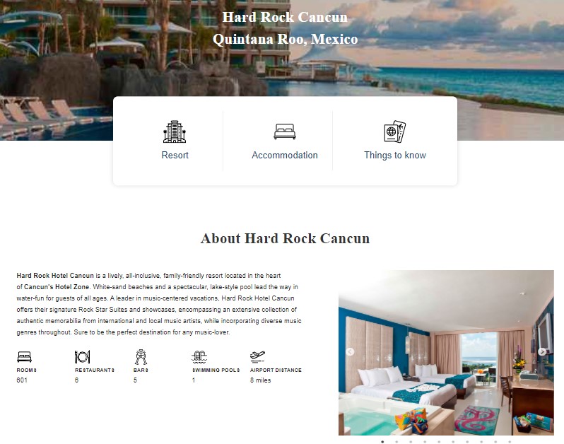 Example of a wedding website 1