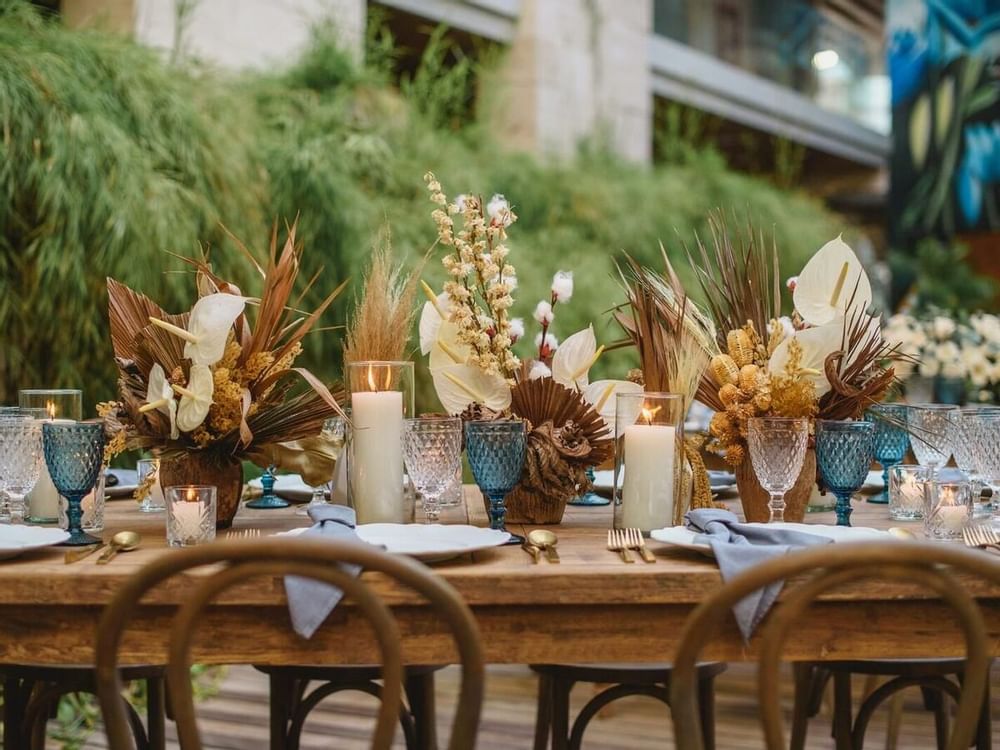 live aqua cancun beach wedding reception