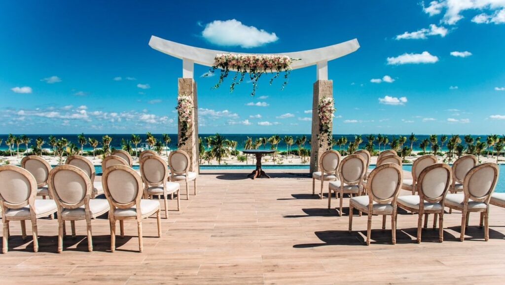 Majestic Elegance Costa Mujeres wedding venue rooftop