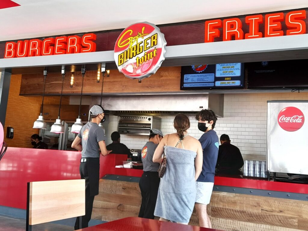 Guy Fieri burguer restaurant at planet hollywood cancun