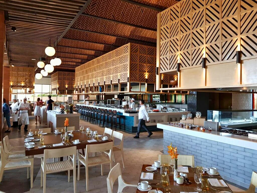 Resort restaurant with fancy decoration