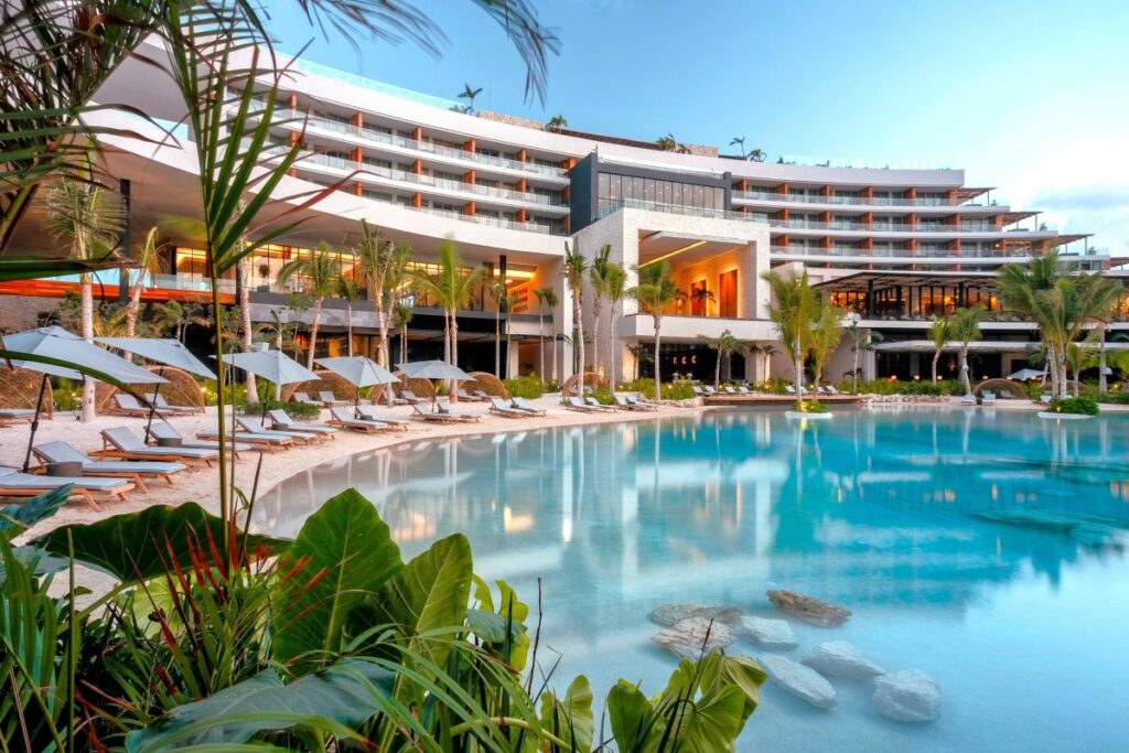 secrets moxche playa del carmen main pool area