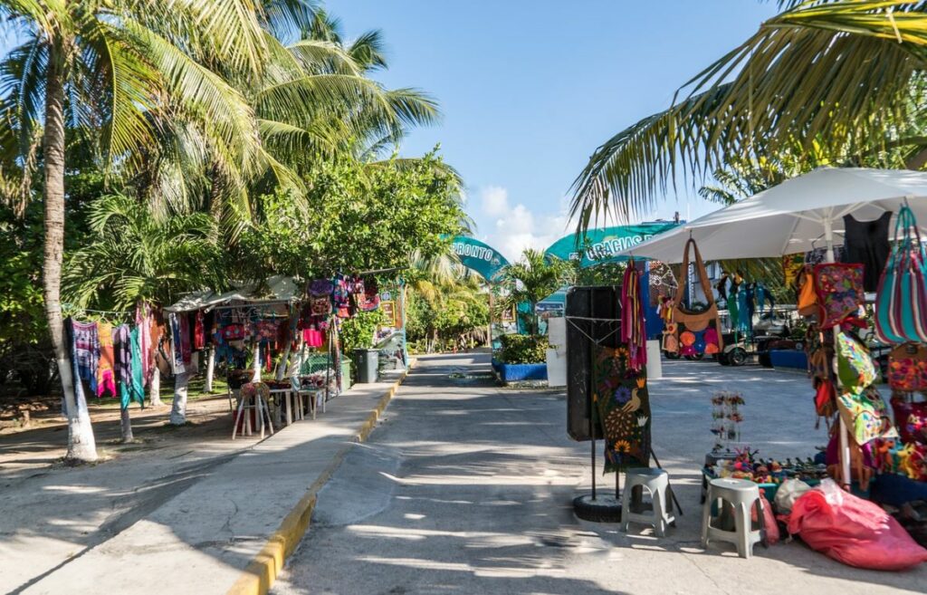 Little town souvenir shopping center