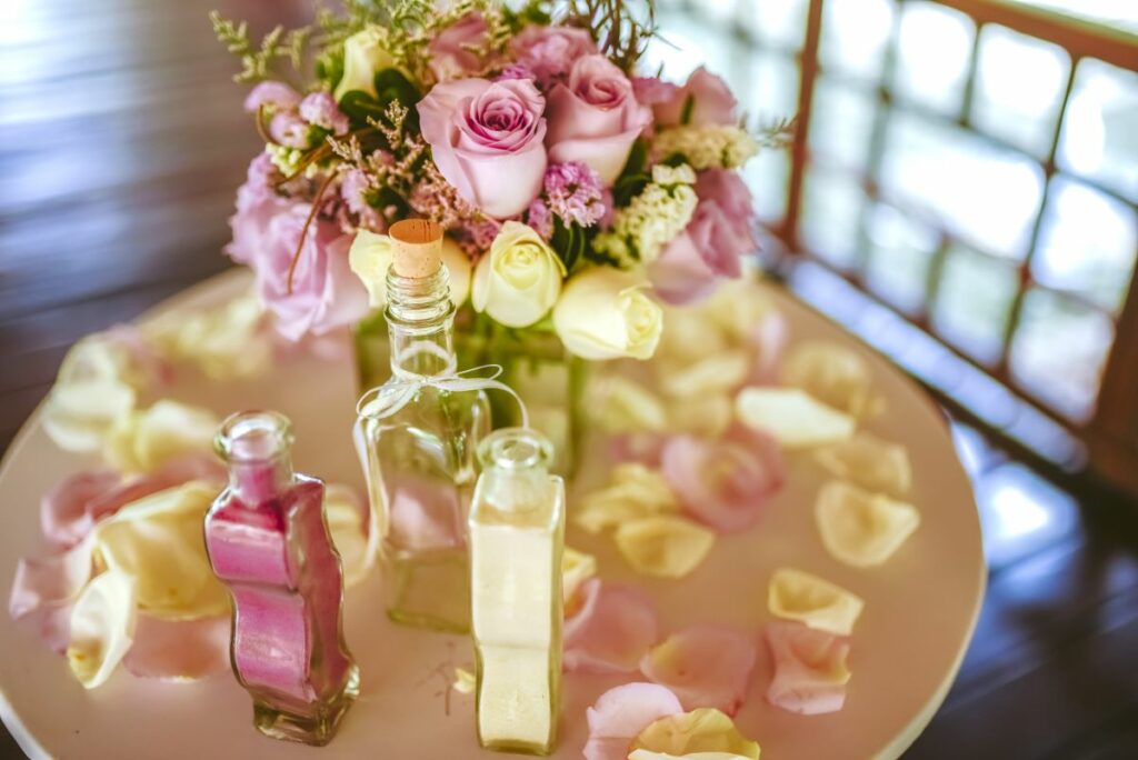 a sand ceremony is a nice touch you could add to your destination wedding ideas vision board