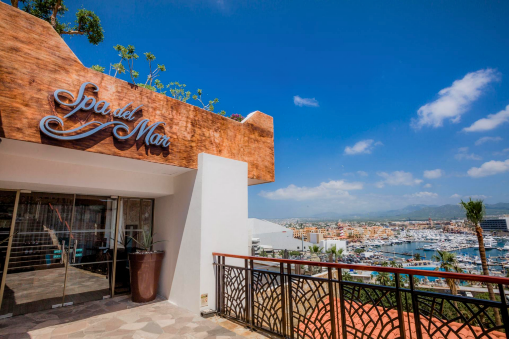 Resort spa located on a high hill