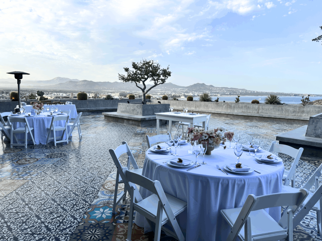 Terrace venue of the Sandos Finisterra resort
